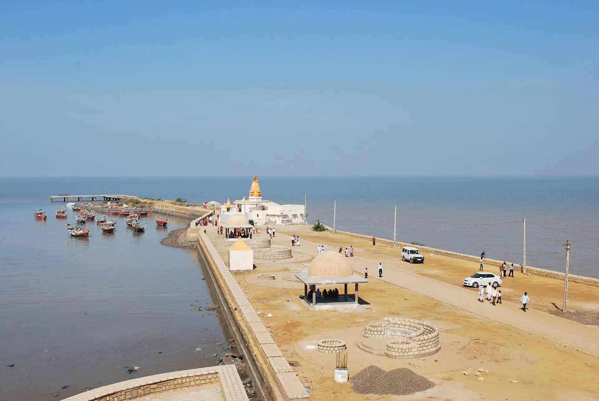 Pilgrims at the Lake in Kutch Gujarat
